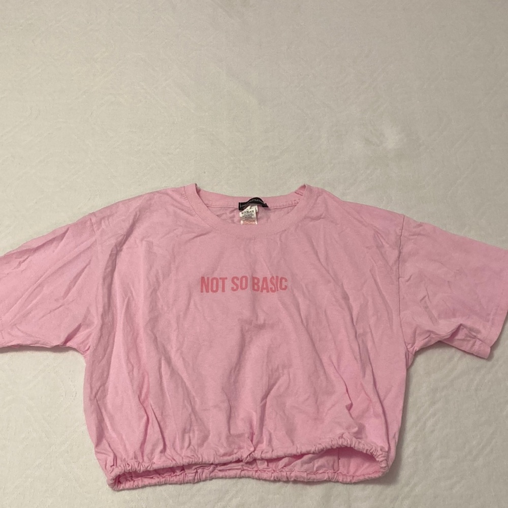 Pretty Little Thing Pink crop top
